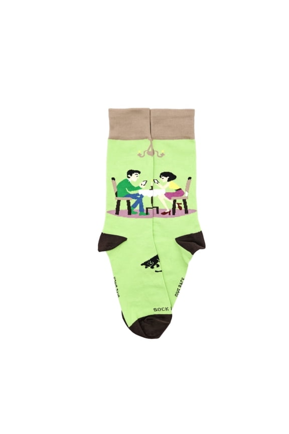 Modern Date - Texting While Eating Socks - Sock Panda