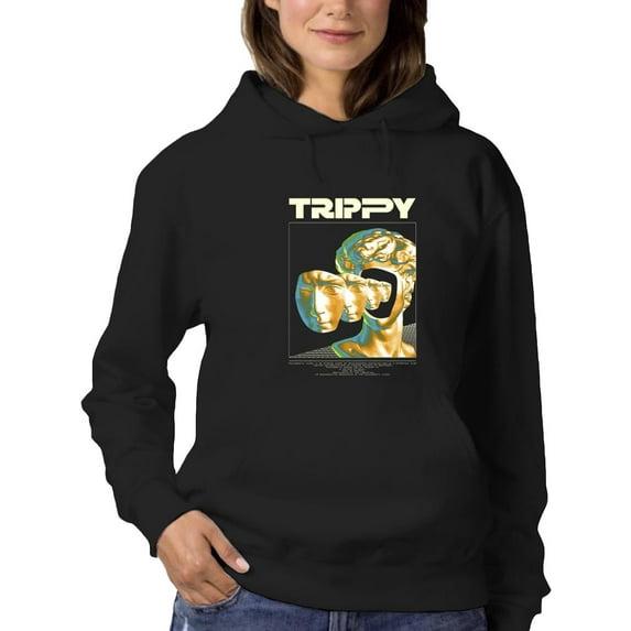 Modern Davidtechno Style Hoodie Women -Image by Shutterstock, Female Medium