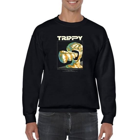 Modern Davidtechno Style Sweatshirt Men -Image by Shutterstock, Male 3X-Large
