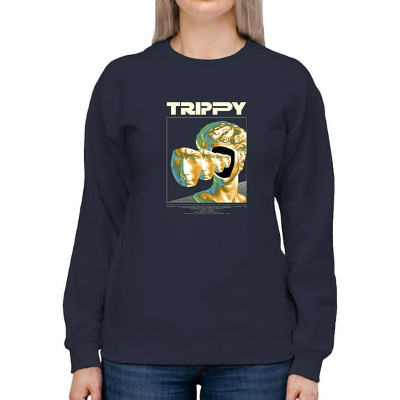 Modern Davidtechno Style Sweatshirt Women -Image by Shutterstock, Female Medium