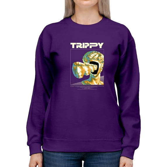 Modern Davidtechno Style Sweatshirt Women -Image by Shutterstock, Female Medium
