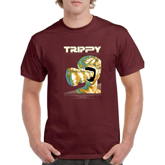 Modern Davidtechno Style T-Shirt Men -Image by Shutterstock, Male Medium