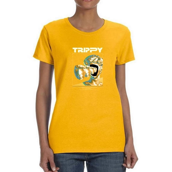 Modern Davidtechno Style T-Shirt Women -Image by Shutterstock, Female 4X-Large