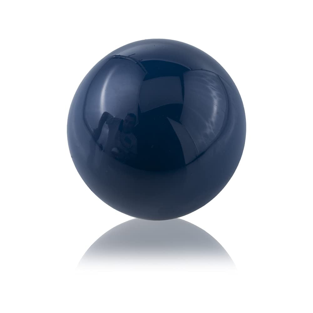 Modern Day Accents 4384 Blue 3" D Bola Sphere, Aluminum, Classic, Modern, Filler, Tabletop, Bowl, Round, Balls, 3" x 3" x 3"