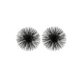 thumbnail image 1 of Modern Day Accents 5387 Erizo Urchin X-Small Black Sphere Set of 2, Coffee Table Room Decor, Black Decor, Shelf Decor, Modern Decor, Starburst Centerpiece, Spike Ball Decoration, Home, Office 4" D, 1 of 2