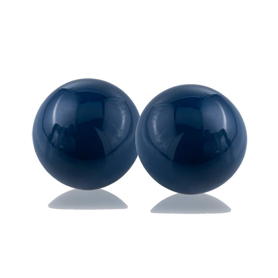 Modern Day Accents Bola Classic Blue Sphere/3" D - Set of 2