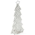 thumbnail image 1 of Modern Day Accents Crystal Silver Christmas Tree Sculpture, Clear, 1 of 2