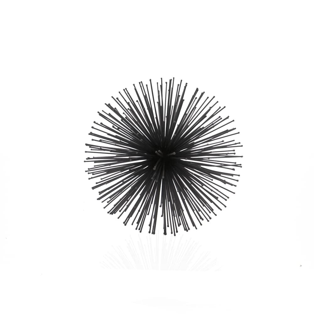 Modern Day Accents Erizo Spiked Medium Black Sphere