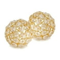 thumbnail image 1 of Modern Day Accents Facetas 3" Gold Cristal Spheres - Set of 2, 1 of 2