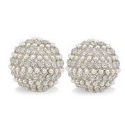 Modern Day Accents Facetas Perla 4" Cristal & Pearl Spheres - Set of 2