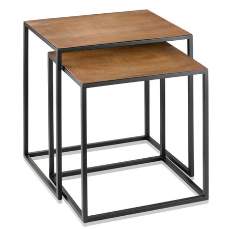 Modern Day Accents Leon Faux Lion Skin End Tables - Set of 2