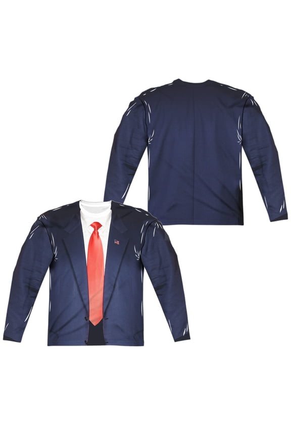 Modern Day Presidential (Front - Back Print) - Regular Fit Long Sleeve Shirt - XXX-Large