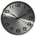 thumbnail image 1 of Modern Decorative Aluminum Round Wall Clock For Living Room, Kitchen, Dining Room, 1 of 8