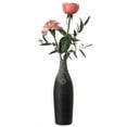 thumbnail image 1 of Modern Decorative Ceramic Table Vase Ripped Design Bottle Shape Flower Holder, 1 of 10