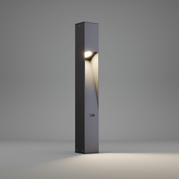 Modern Decorative Garden Lamp Waterproof LED Outdoor Bollard Lights for Pathways, and Gardens Durable Aluminium Construction 29.5"