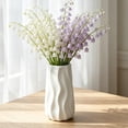 thumbnail image 1 of Modern Decorative Vase, 9-Inch Imitation Ceramic Plastic Pot for Living Room and Desktop Floral Arrangement, 1 of 6