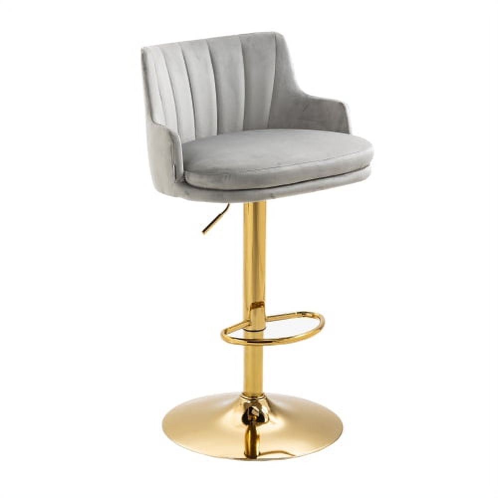 Modern Design Adjustable Bar Stools with Back, Kitchen Counter Height