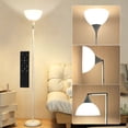thumbnail image 1 of Anrotix Foldable LED Floor Lamp, 90-Degree Adjustable Standing Light, White, 1 of 7