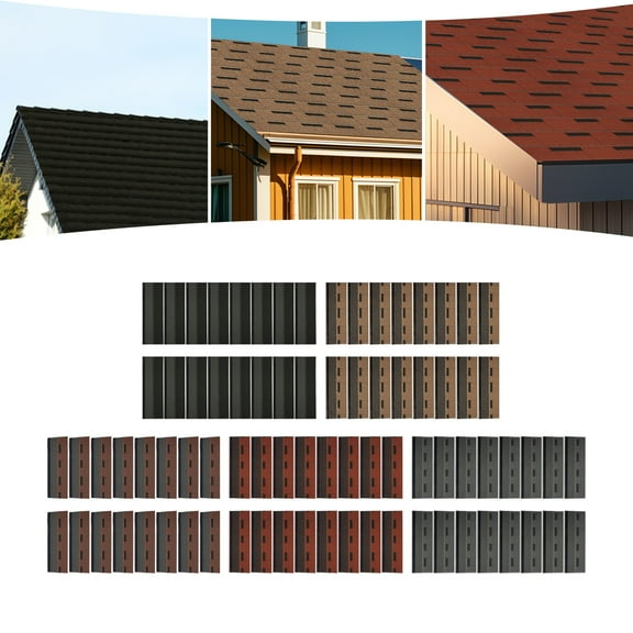 Modern Design Energy Conservation Roofing Shingles, Asphalt Shingles Roof Tiles Grey for Roof Tiles Of Villas