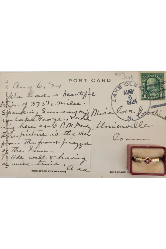 Modern Design Exceptional Vintage Ruby Ring in 14K Gold