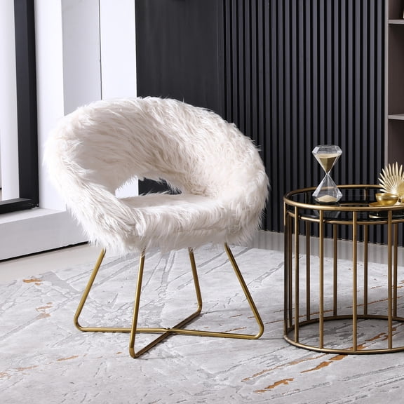 Modern Design - Gold Finish on Frame - Art Studio Chair / Inspires Creativity in Style