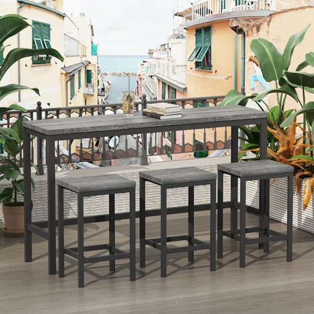 Modern Design Kitchen Dining Table,Pub Table,Long Dining Table Set with ...