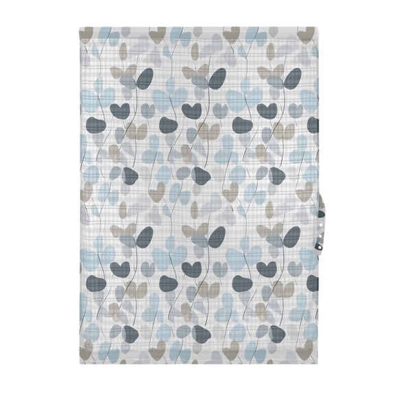 Modern Design Leaves Pattern Door Curtain Blackout Thermal Insulated Door Side Curtain Panels Privacy 25x40in