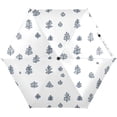 thumbnail image 1 of Modern Design Leaves Umbrellas for Sun Auto Open Close UV50+ Waterproof 5-Fold Compact Fiberglass Frame, 1 of 6