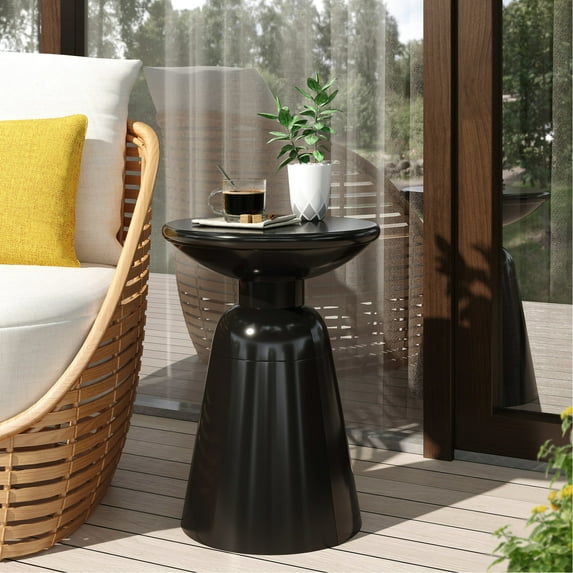 Modern Design Outdoor Table / For Balcony and Porch / No Assembly Needed