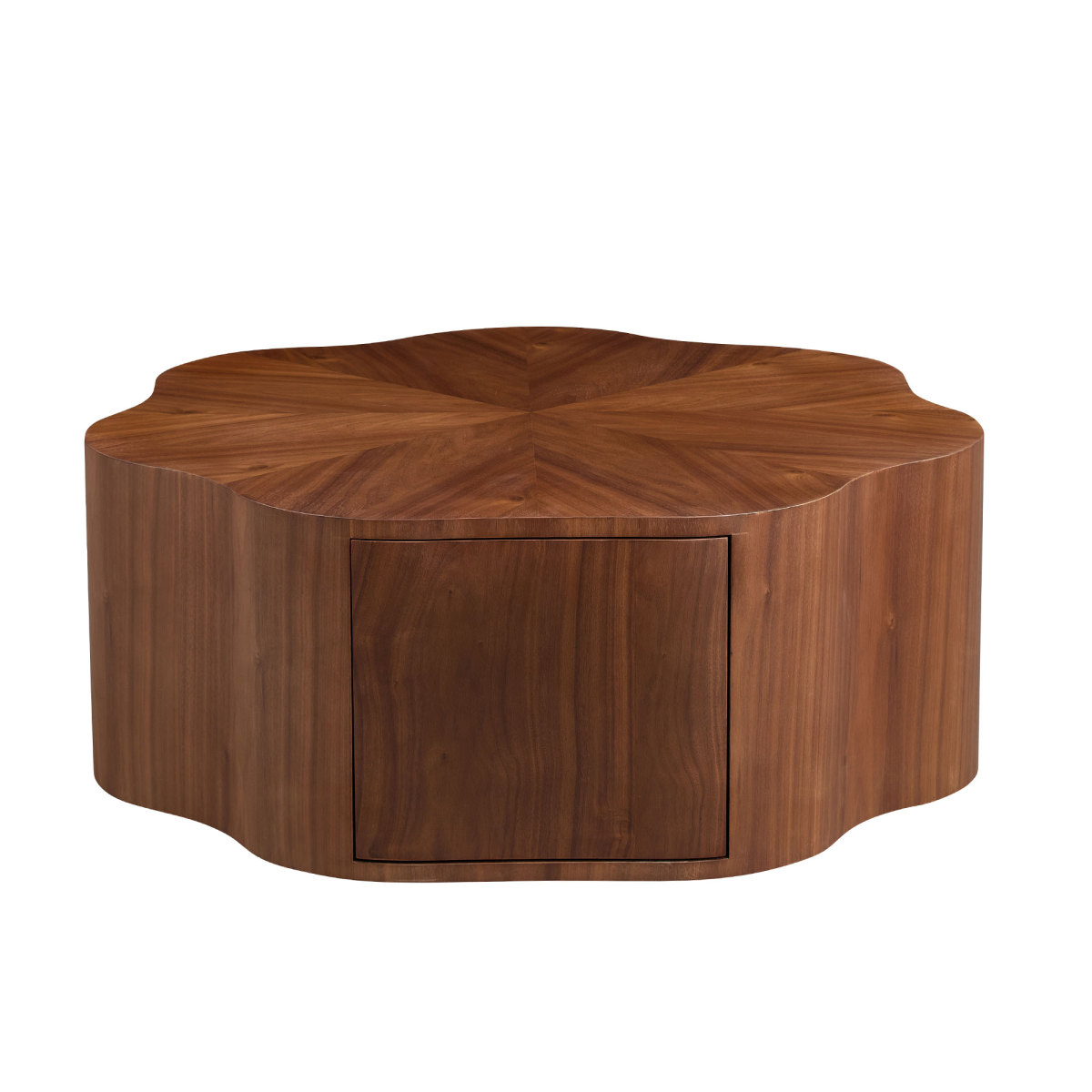 Modern Design Oval Handcraft Drum Coffee Table Length 47.24 inch Coffee ...
