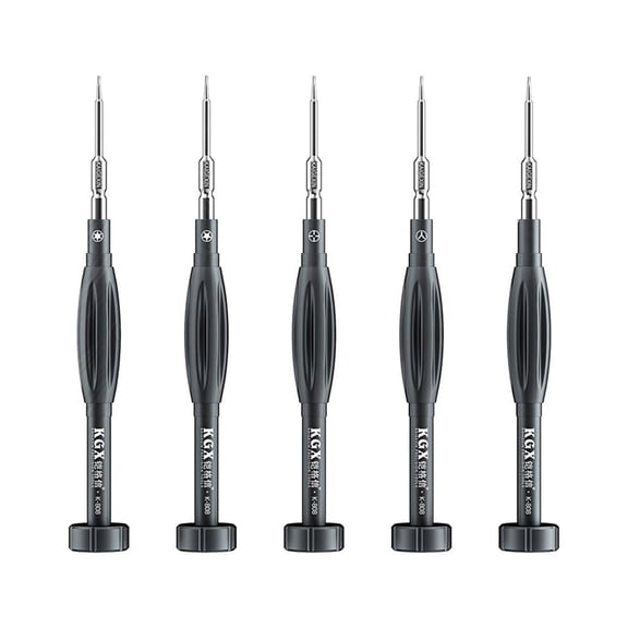 Screwdriver with Ergonomic Design Mobile Phone Repair & Disassembly Bolt Driver Tool Kits 2D Rugby 5 Pieces