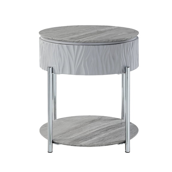 Modern Design Side Table / For Kids' Room / Safety - enhanced Drawer Feature