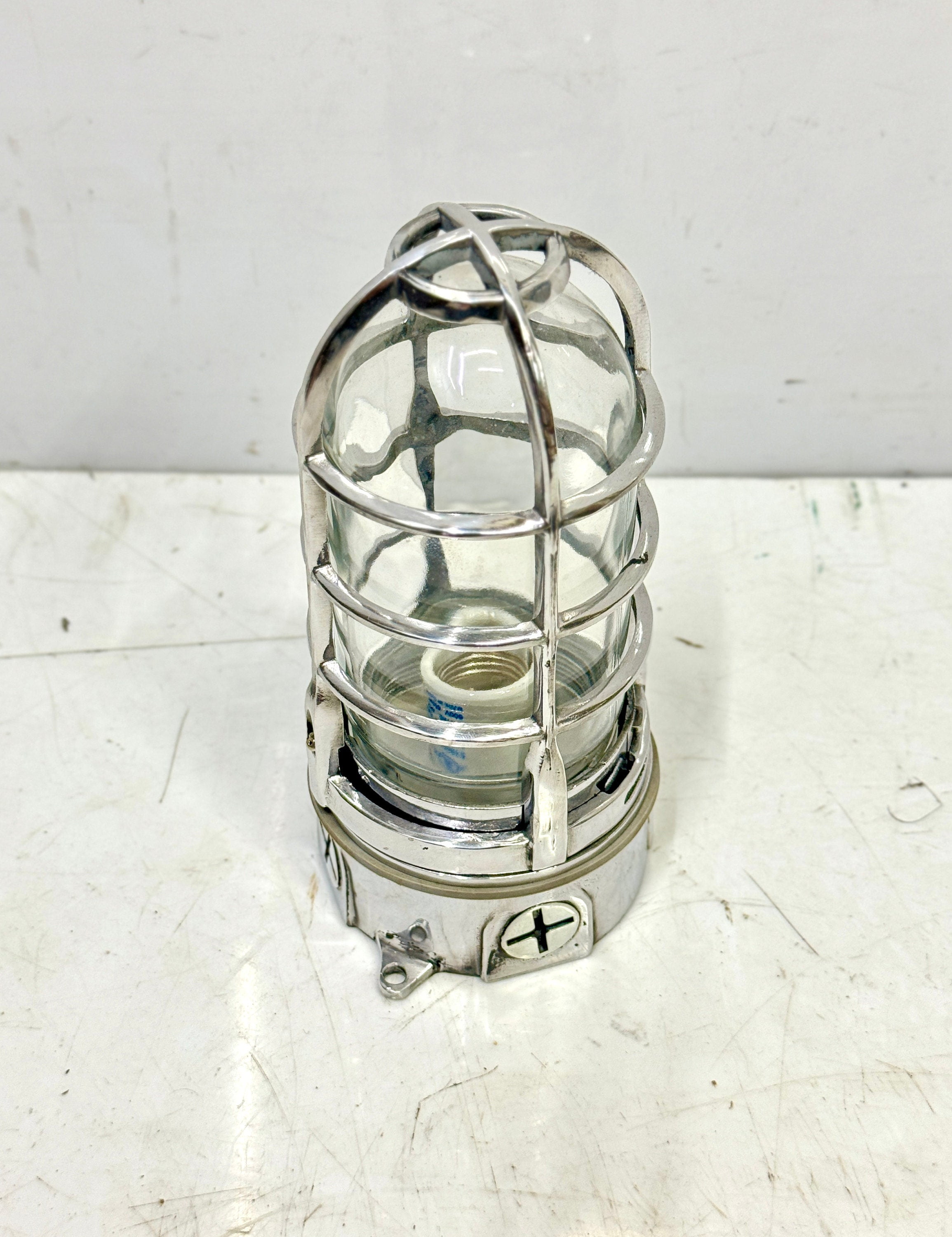 Modern Design Vintage Ship Aluminum Metal Polish Marine Bulkhead Ceiling Light Fixture
