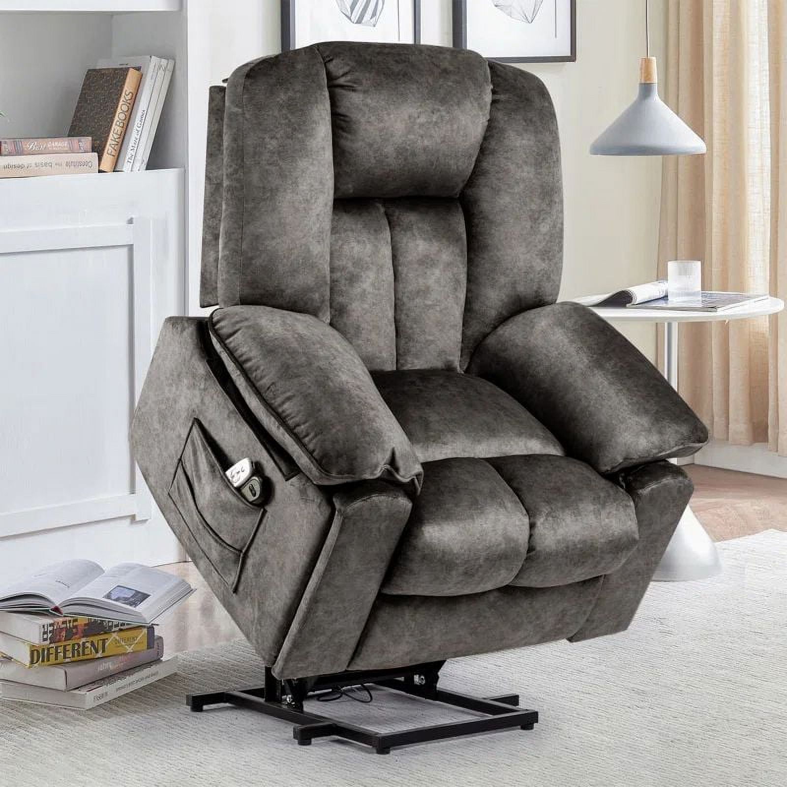 Modern Designed Big Man Oversize Power Lift Recliner with Heating
