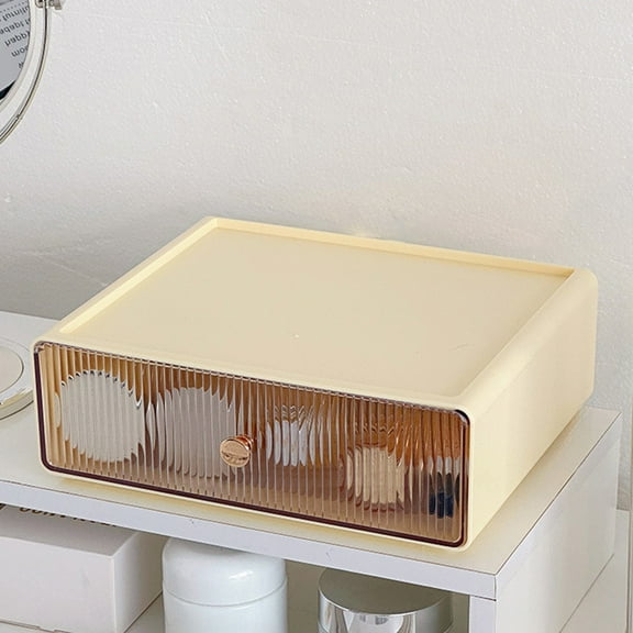 Desktop Drawer Storage Box for Student Stationery and Cosmetics High End Desktop Organizer with Ash Proof Rack for Home Office and Study Desk Organization Topliu