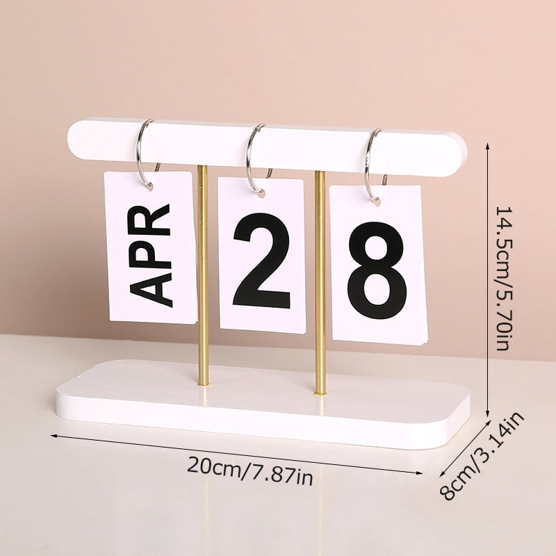 Modern Desktop Calendar Flip Month Date Display Desk Schedule Agenda ...