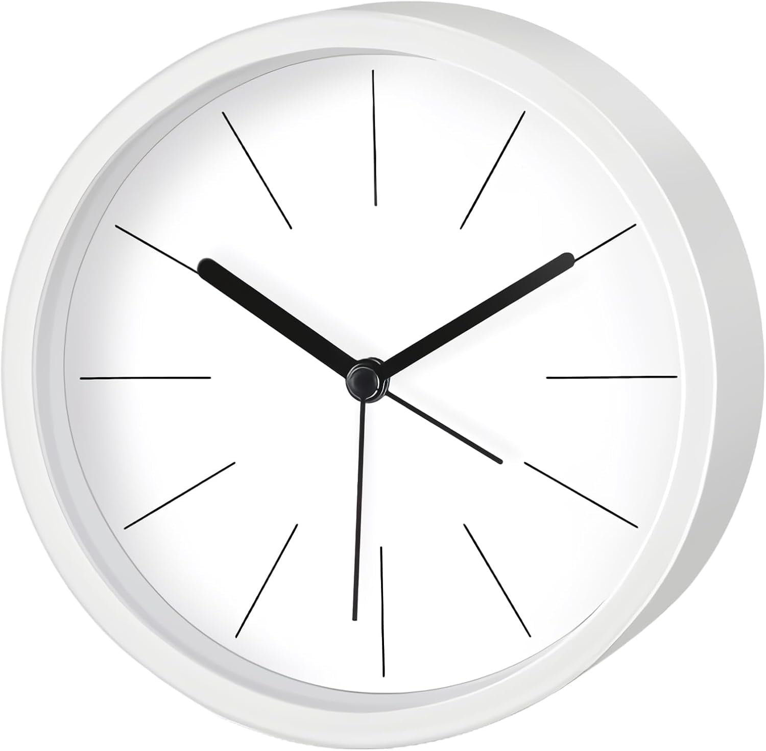 Modern Desktop Clock, Analog Clock Battery Operated with Silent No ...