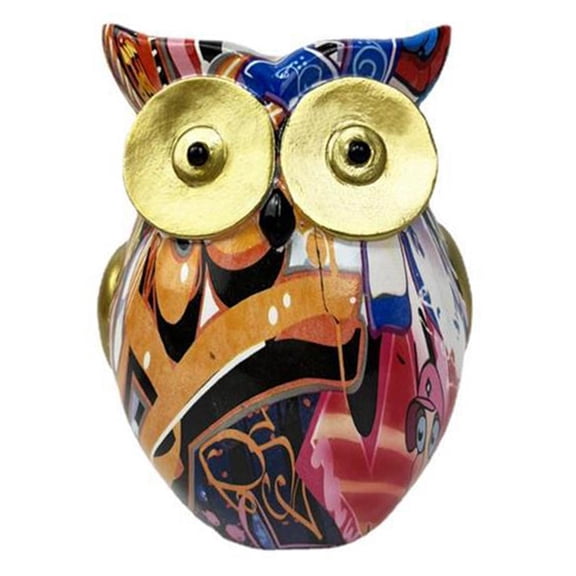 Modern Desktop Owl Statue Home Decor Accents Animal Model Resin Owl Figurines for Table Living Cabinet Kitchen Nightstands ,