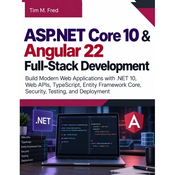 The Modern Developer ASP.NET Core 10 & Angular 22 Full-Stack Development: Build Modern Web Applications with .NET 10, Web APIs, TypeScript, E, (Paperback)