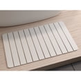 thumbnail image 1 of Modern Diatomite Quick-Dry Stone 34x21"  Large Bathroom Mat in Natural White, 1 of 5