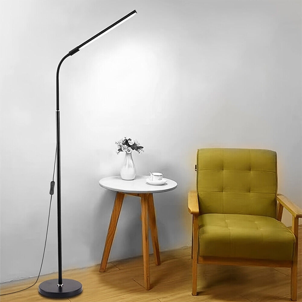 Modern Dimmable LED Floor Lamp 360° Rotation Adjustable Gooseneck ...