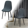 thumbnail image 1 of Modern Dining Chair Covers Printed Shell Chair Cover Lounge Armless Chair Cover Stretchable Slipcovers For Kitchen, Office, Dining Room And Living Room Home Decor, 1 of 5