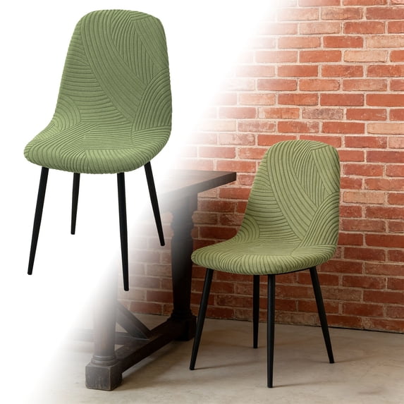 Modern Dining Chair Covers Printed Shell Chair Cover Lounge Armless Chair Cover Stretchable Slipcovers For Kitchen, Office, Dining Room And Living Room Home Decor