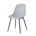 thumbnail image 1 of Modern Dining Chairs Set of 2 Patio Dining Chairs Accent Side Chairs Ubran Style Indoor-Outdoor with Metal Legs for Living Room/Dining Room/Garden/Kitchen/Hallway, Gray, 1 of 9