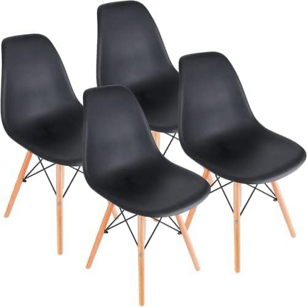 Modern Dining Chairs Set Of 4 DSW Boho Style Plastic Chair For Living