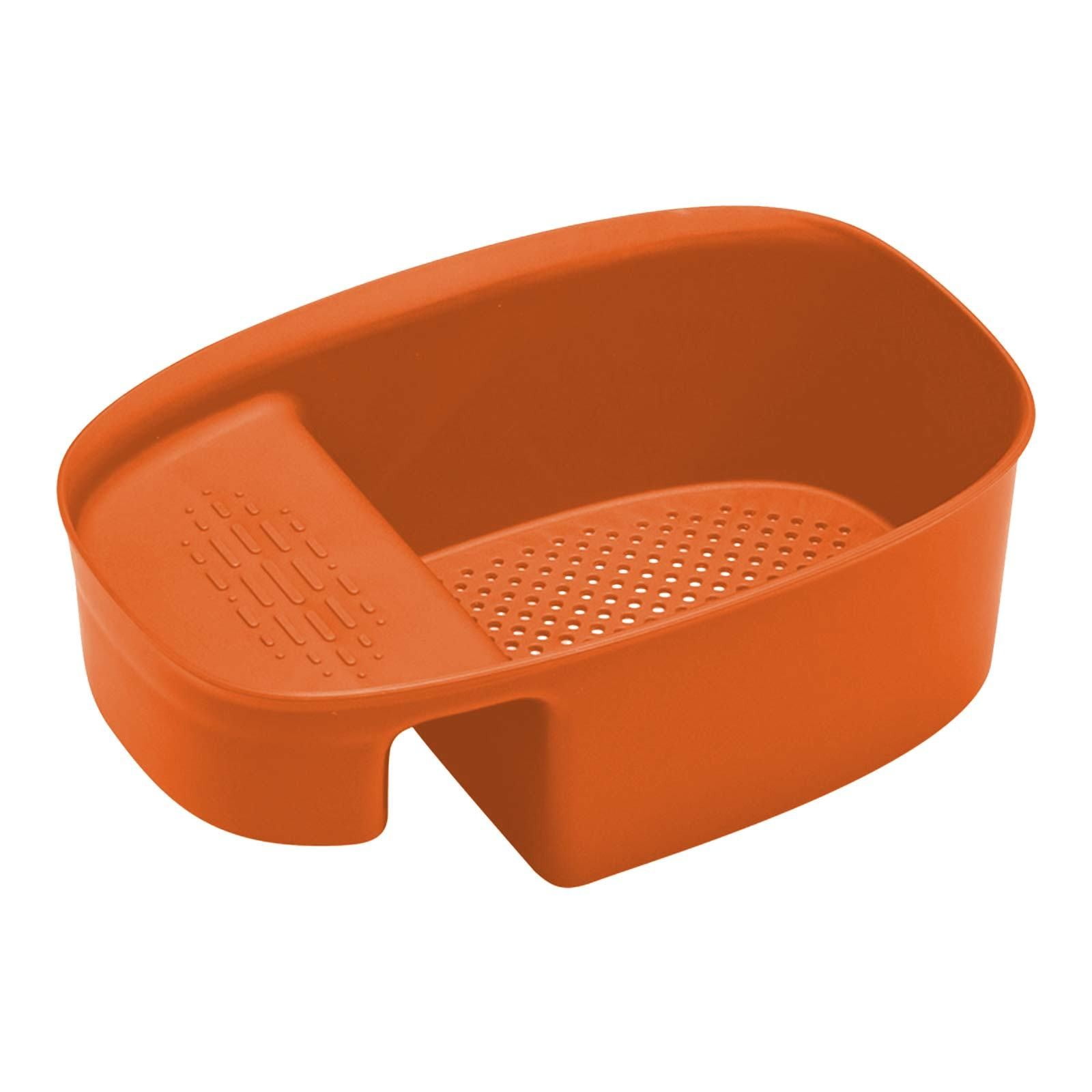 Modern Dish Drying Rack with Mat Dishwashing Rack Drains into Sink Sink