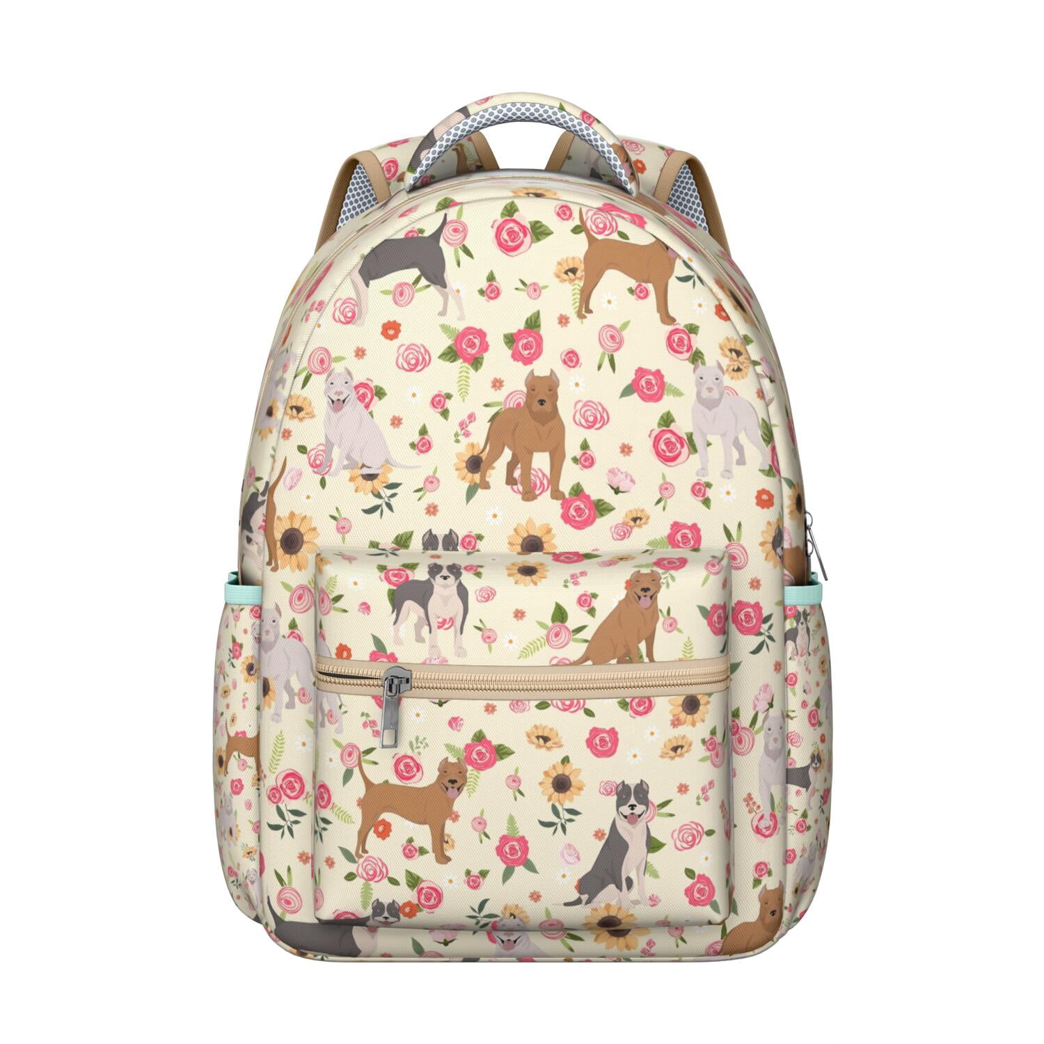 "Modern Dog Design Backpack - Unisex Fashionable College Backpack, Lightweight & Ergonomic for All-Day Comfort, Great Gift for Students"