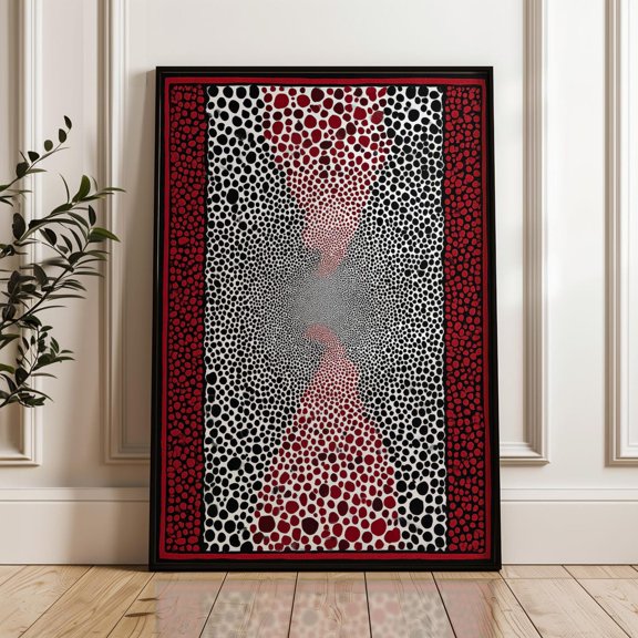 Modern Dot Pattern Modern Optical Illusion Poster