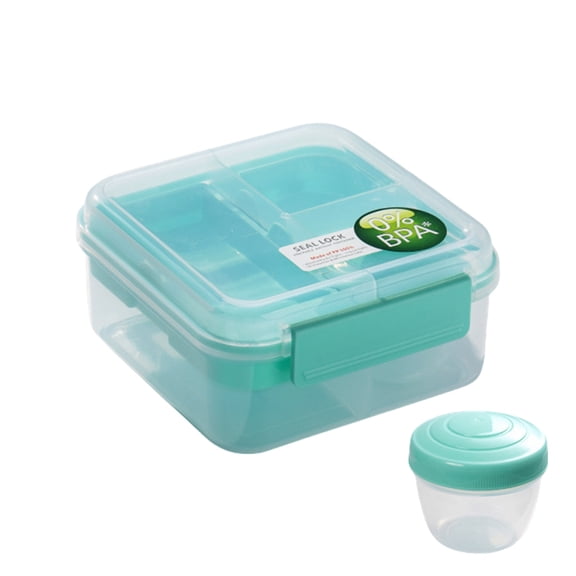 Modern Double Deck Lunch Organizers Effective Double Compartment Food Storage Case Lunch Box for Dining