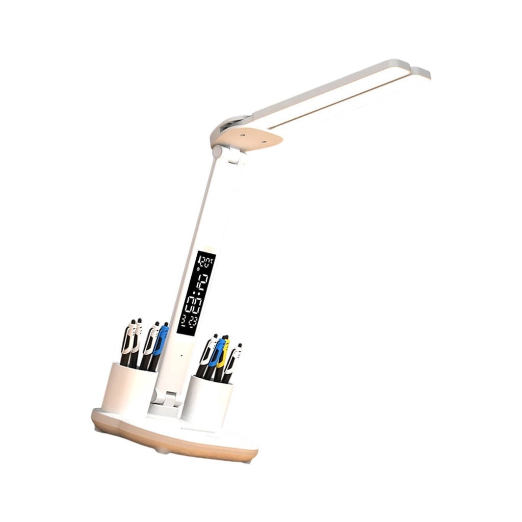 Study Light Modern Double Head Study Light with Storage Compartment USB ...